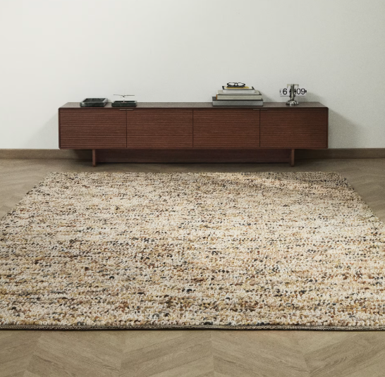 ELANIS multicoloured bouclé wool rug 200 x 300cm