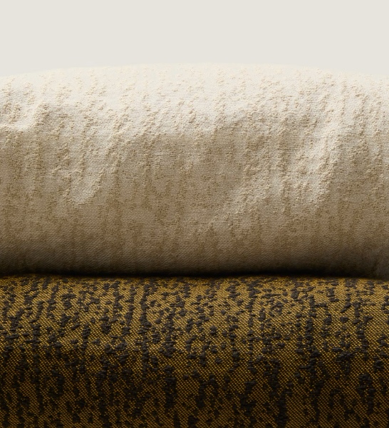 MELIEN cushion cover in green dot jacquard 50 x 50 cm