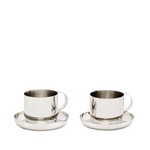 NIRELA set of 2 stainless steel cups