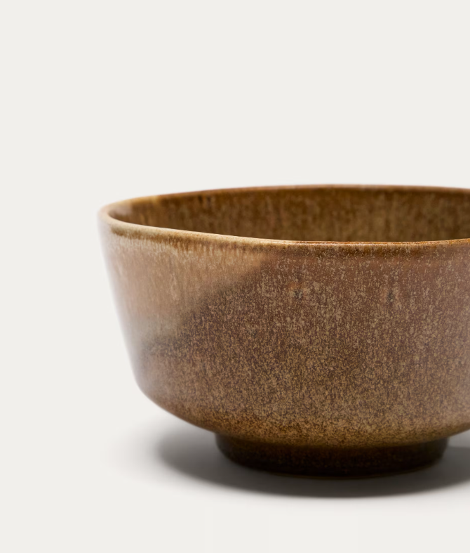 NAGOLI  Brown ceramic bowl