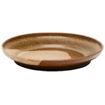 NAGOLI  Brown ceramic dessert plate