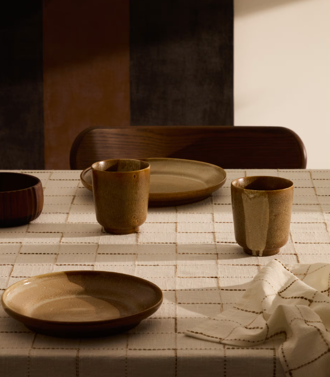 NAGOLI Brown ceramic cup