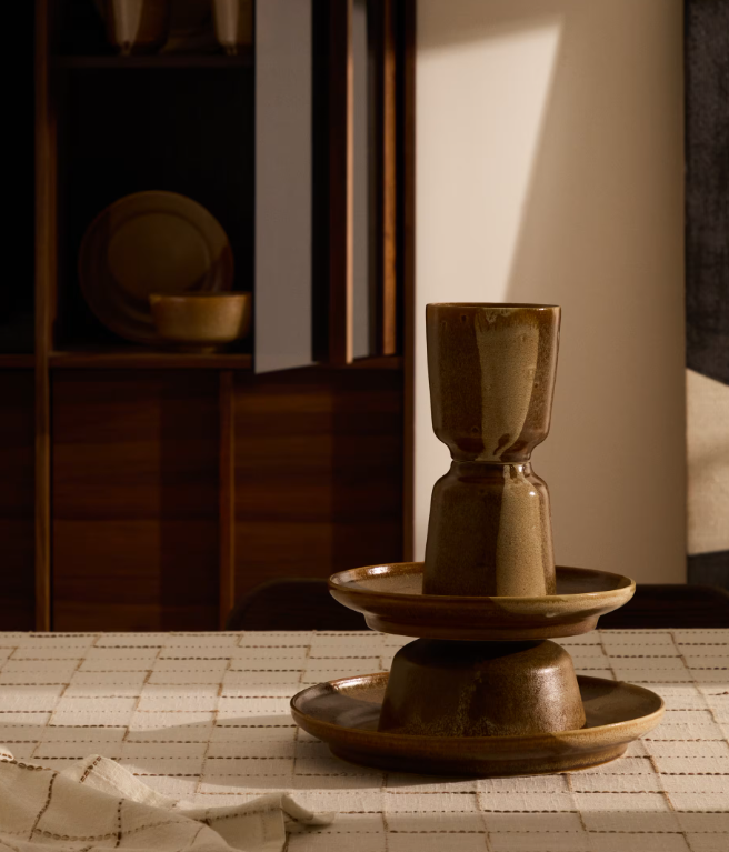 NAGOLI Brown ceramic cup