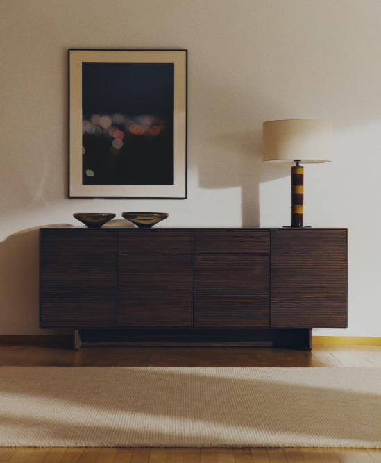 ZOLIRA Središnji ukras od smeđeg stakla Ø 27 cm