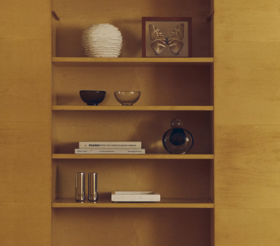 EVANIA vase in beige ceramic 21 cm