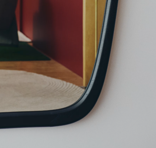 ALURA Ogledalo od crnog tikovine 94,5 x 192 cm