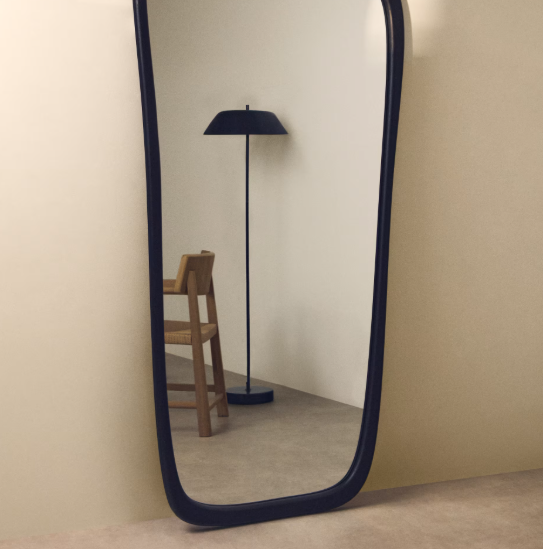 ALURA Ogledalo od crnog tikovine 94,5 x 192 cm