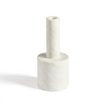 ZALVORI Držač za svijeće od bijelog mramora 23 cm