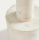 ZALVORI Držač za svijeće od bijelog mramora 23 cm