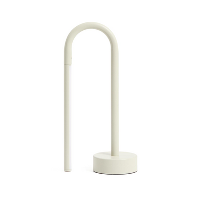 BOW Prijenosna stolna lampa od sivog aluminija