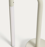 BOW grey aluminium portable table lamp