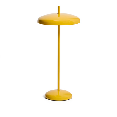 PORTE yellow aluminium portable table lamp