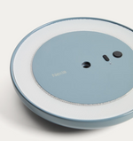 PORTE blue aluminium portable table lamp