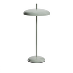 PORTE light green aluminium portable table lamp