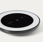 PORTE black aluminium portable table lamp