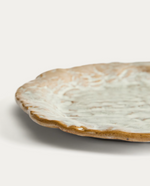 ALENIA Tanjur za desert od sive keramike