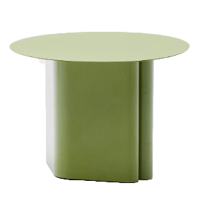 ARVIN Green iron side table Ø 55cm