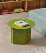 ARVIN Green iron side table Ø 55cm