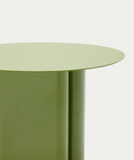 ARVIN Green iron side table Ø 55cm