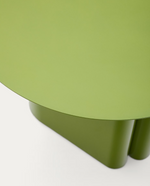 ARVIN Green iron side table Ø 55cm