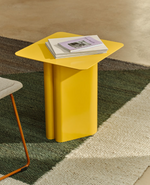 ARVIN Yellow iron side table 42 x 42cm
