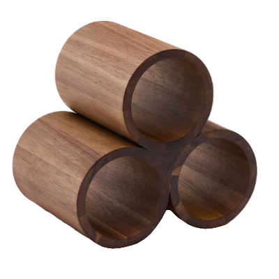 SESILU Small bottle rack in FSC 100% acacia wood