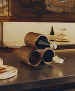 SESILU Small bottle rack in FSC 100% acacia wood