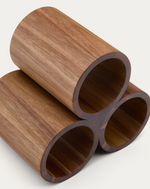 SESILU Small bottle rack in FSC 100% acacia wood