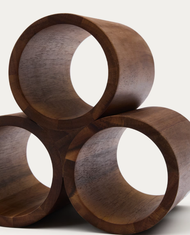 SESILU Small bottle rack in FSC 100% acacia wood