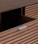 NORLEN 6-drawer chest of drawers in walnut veneer