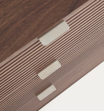 NORLEN 6-drawer chest of drawers in walnut veneer