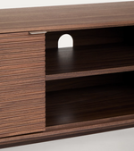 NORLEN 3-door TV stand in walnut veneer