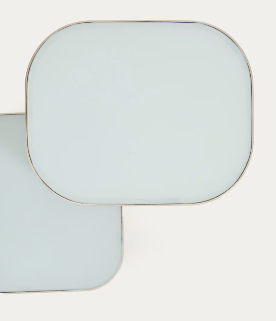 TANDEN table lamp in grey metal with brushed finish