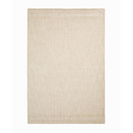 DALENA beige striped jacquard wool rug 300 x 200cm