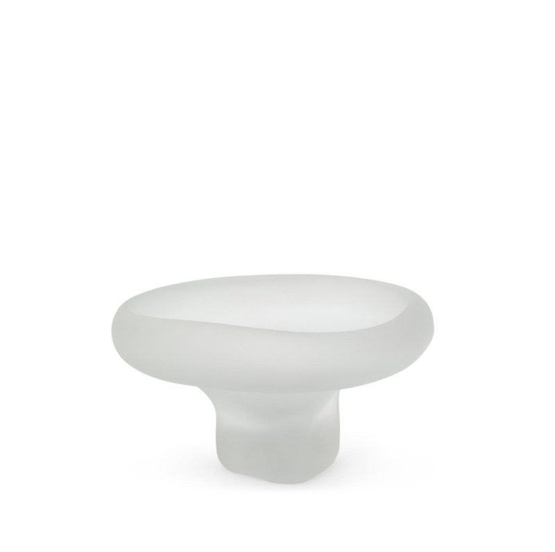 ONDARO frosted glass centrepiece 15cm