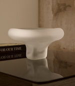 ONDARO frosted glass centrepiece 15cm