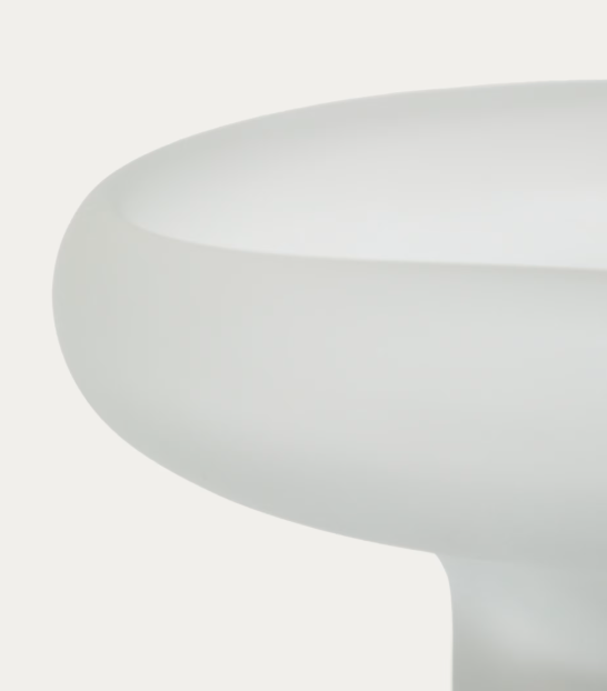 ONDARO frosted glass centrepiece 15cm