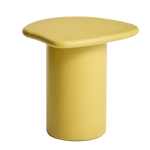 MACARELLA Side table in mustard concrete 48 x 47cm