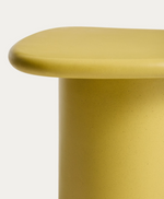 MACARELLA Side table in mustard concrete 48 x 47cm