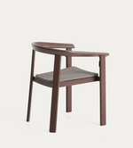ERICE Stackable chair in aluminium and brown rope