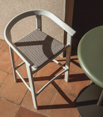 ERICE stolac od aluminija i ecru užeta 75 cm