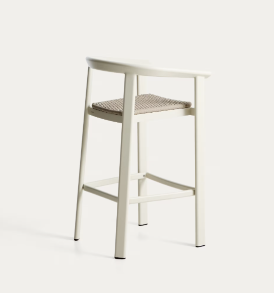 ERICE stolac od aluminija i ecru užeta 75 cm