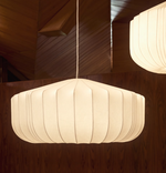 SOMAR ceiling lamp made with synthetic fibres and steel rods Ø76cm