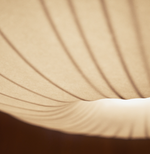 SOMAR ceiling lamp made with synthetic fibres and steel rods Ø76cm