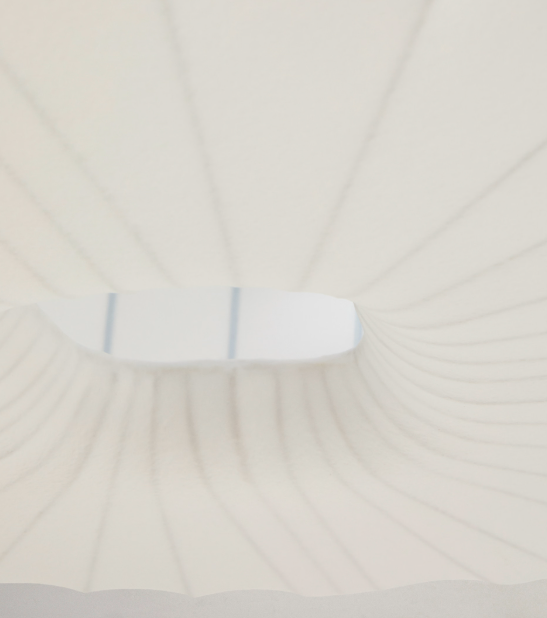 SOMAR ceiling lamp made with synthetic fibres and steel rods Ø76cm