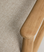 ELUNDA outdoor armchair in solid teak wood FSC 100%