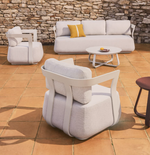 TAMARIS ecru aluminium outdoor armchair