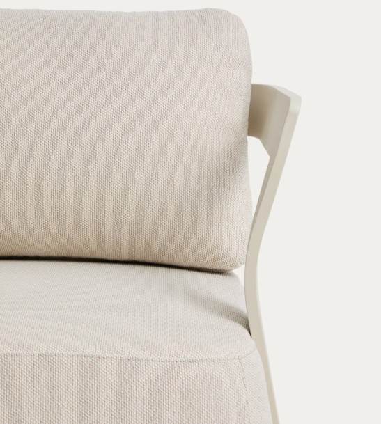 TAMARIS ecru aluminium outdoor armchair