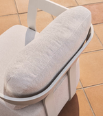 TAMARIS ecru aluminium outdoor armchair