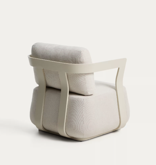 TAMARIS ecru aluminium outdoor armchair